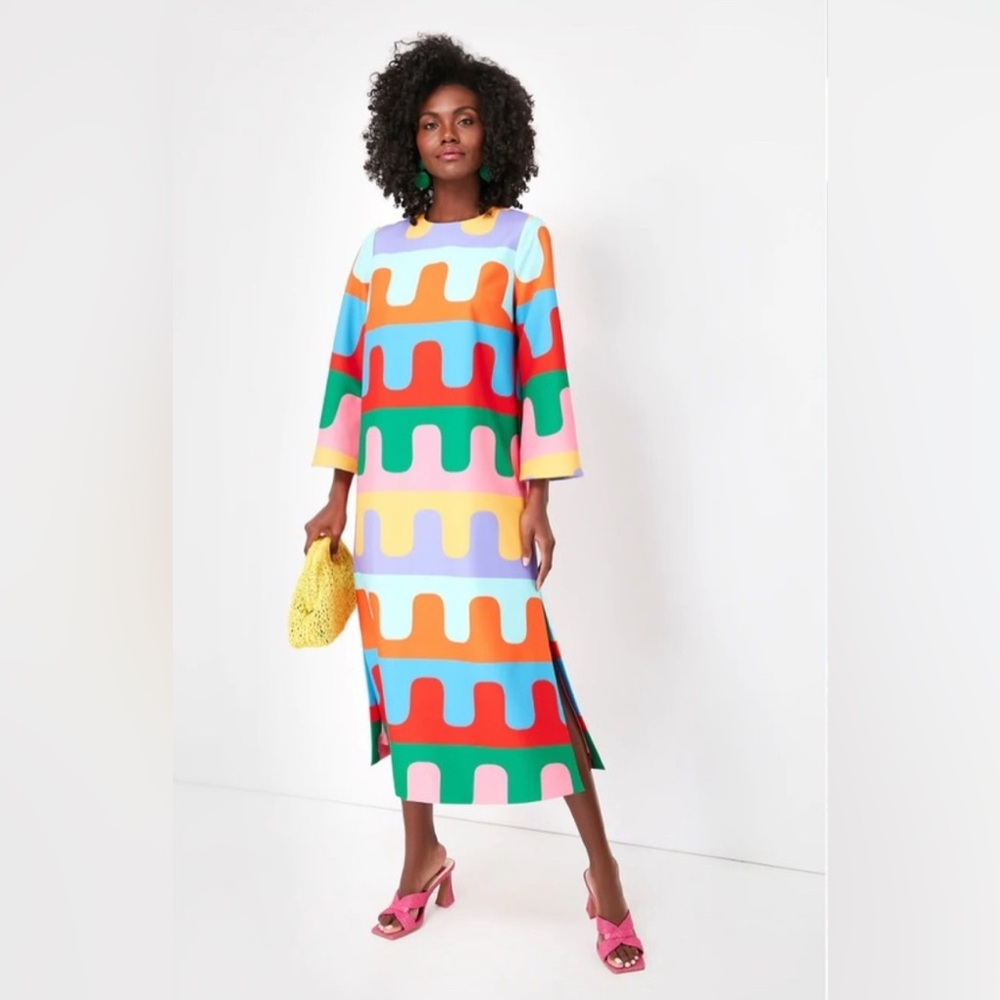 TUCKERNUCK X ATLANTIC-PACIFIC Del Mar Disco Hutton Dress Xs